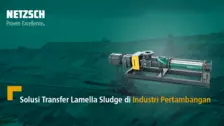 Solusi transfer Lamella Sludge NETZSCH untuk industri pertambangan, mengoptimalkan proses pemompaan yang efisien dan handal.