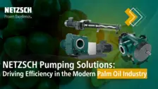 NETZSCH pumping solutions enhance efficiency in palm oil production with specialized pumps for various fluid handling needs.