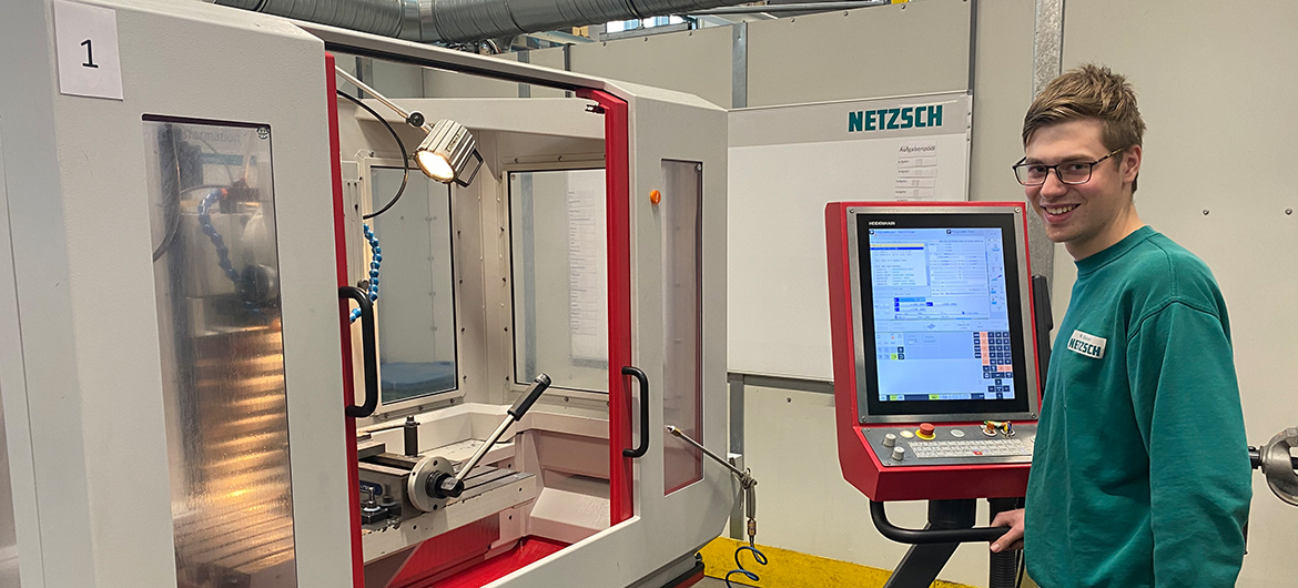 Upper Bavaria's Best Industrial Mechanic Apprenticed at NETZSCH