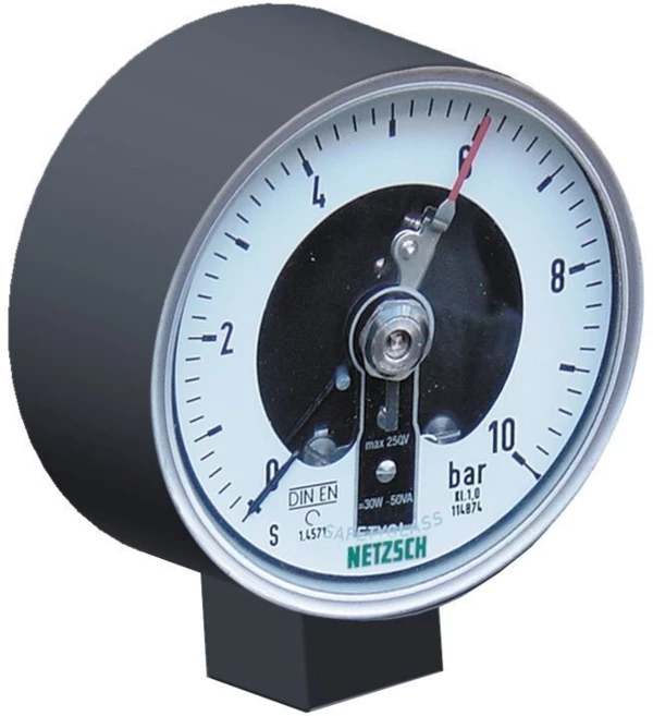 Manometr kontaktowy z przekaźnikiem ciśnienia na G3/4 cala od NETZSCH Pumpen & Systeme