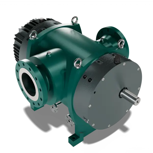 NETZSCH TORNADO® T.Envi® rotary lobe pump designed for efficient oil production on FPSOs, ensuring reliable performance in harsh environments.