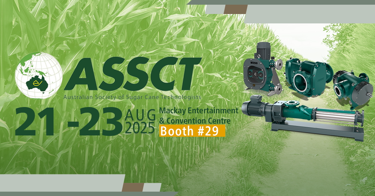 耐驰泵和系统亮相 ASSCT 糖业展 - NETZSCH Pumps & Systems