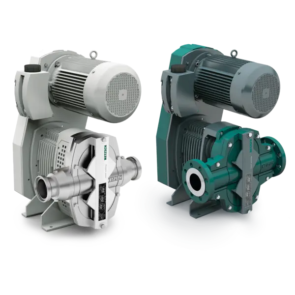 De slijtvaste TORNADO® T.Proc® lobbenpomp is verkrijgbaar in zowel volledig metalen als metaal-elastomeer versies.
