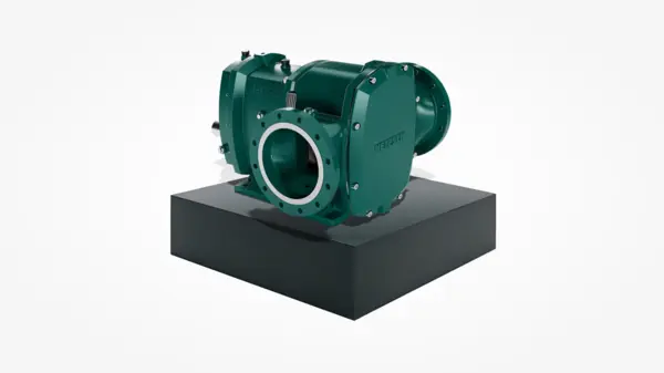 Pompe à lobes NETZSCH TORNADO® T1 XXLB-F de haute performance présentant un design avancé pour un traitement efficace des fluides complexes.