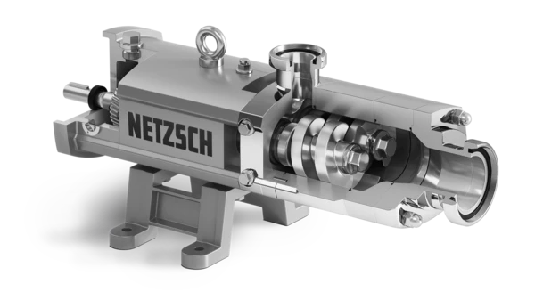 NOTOS® 2NSH Hygiene-Zweispindelpumpe in FSIP® Design, NETZSCH, Pumpen, Systeme