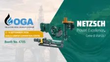 NETZSCH Pumps & Systems showcasing advanced pump solutions for oil, gas, and petrochemical industries at Oil & Gas Asia 2026 Kuala Lumpur.