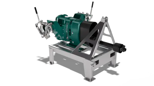 Rotary lobe pump with PTO shaft designed for efficient agricultural use. Compact, durable, and ready for demanding tasks.