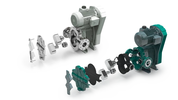 Rotary Lobe Pumps, All-Metal, Metal-Rubber-Design, NETZSCH, Pumps, Systems