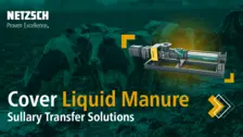 NEMO® Progressing Cavity Pump by NETZSCH ensures reliable, stable liquid manure slurry transfer for efficient agricultural waste management.