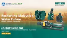 NETZSCH Pumps & Systems promoting advanced pump solutions for water and wastewater at Water Malaysia 2026 in Penang.